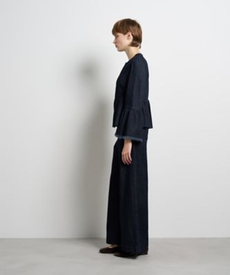 デニムペプラムジャケット | LANVIN en Bleu (Women)/ランバン オン