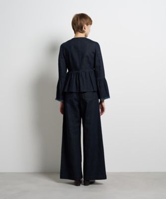 デニムペプラムジャケット | LANVIN en Bleu (Women)/ランバン オン