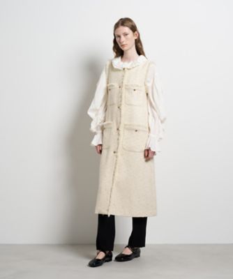 ツイードジレワンピース | LANVIN en Bleu (Women)/ランバン オン