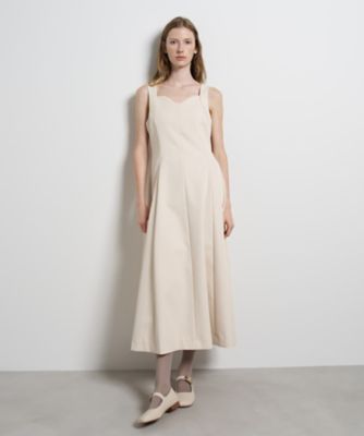 マットサテンフレアワンピース | LANVIN en Bleu (Women)/ランバン