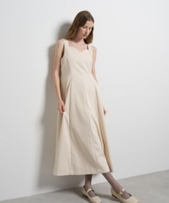 マットサテンフレアワンピース | LANVIN en Bleu (Women)/ランバン