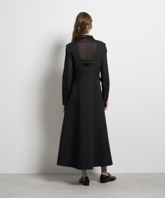 ダブルクロスジャンバースカート | LANVIN en Bleu (Women)/ランバン