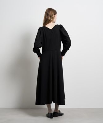 カットジョーゼットフレアワンピース | LANVIN en Bleu (Women