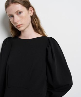 カットジョーゼットフレアワンピース | LANVIN en Bleu (Women