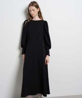 ＜LANVIN en Bleu (Women)＞カットジョーゼットフレアワンピース