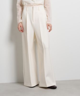 トリアセダンボールワイドパンツ | LANVIN en Bleu (Women)/ランバン