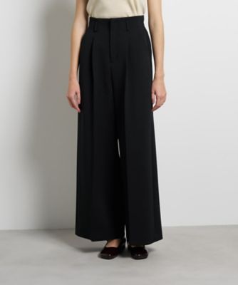 トリアセダンボールワイドパンツ | LANVIN en Bleu (Women)/ランバン