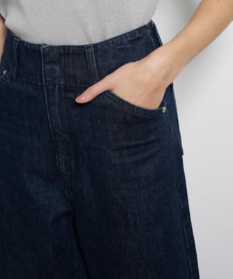 専用　新品タグ付　ランバンオンブルー　デニム　ワイド　定価24200円　濃紺 デニムワイドパンツ | LANVIN en Bleu (Women)/ランバン オン ブルー