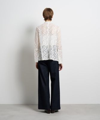 フラワーチュールブラウス | LANVIN en Bleu (Women)/ランバン オン