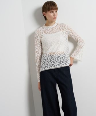 フラワーチュールブラウス | LANVIN en Bleu (Women)/ランバン オン