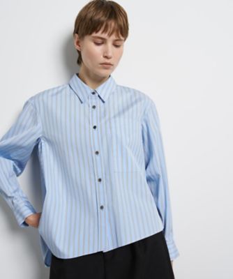 ＜LANVIN en Bleu (Women)＞ＴＨＯＭＡＳ　ＭＡＳＯＮフレアシャツ