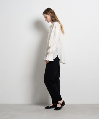 トリアセローンフリルカラーブラウス | LANVIN en Bleu (Women