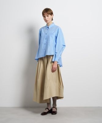 シルキータイプライターフレアシャツ | LANVIN en Bleu (Women 
