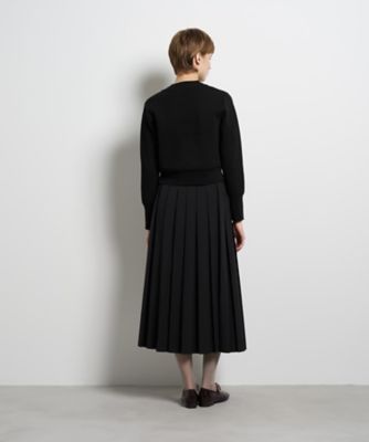 ダブルフェイスVネックニット | LANVIN en Bleu (Women)/ランバン