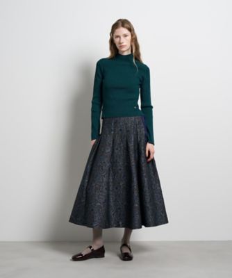 ランダムリブハイネックニット | LANVIN en Bleu (Women)/ランバン