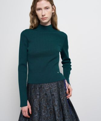 ランダムリブハイネックニット | LANVIN en Bleu (Women)/ランバン