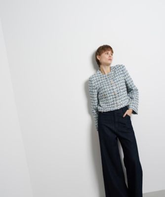 リボンヤーンツイードジャケット | LANVIN en Bleu (Women)/ランバン