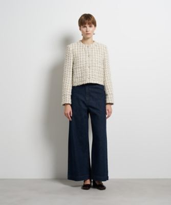 リボンヤーンツイードジャケット | LANVIN en Bleu (Women)/ランバン 