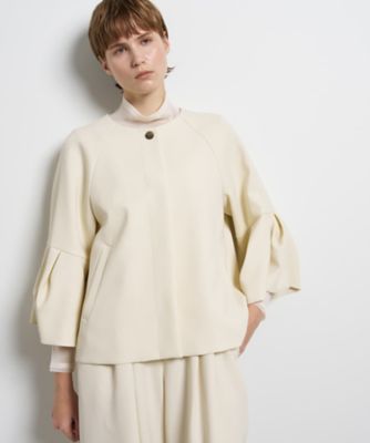 ＜LANVIN en Bleu (Women)＞ダブルクロスタックスリーブジャケット