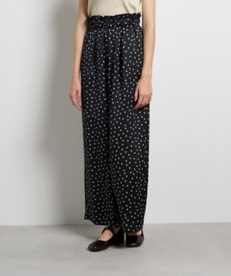 Marina dotプリントワイドパンツ | LANVIN en Bleu (Women