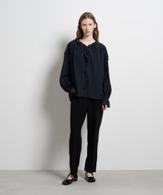 トリアセローンラッフルブラウス | LANVIN en Bleu (Women)/ランバン