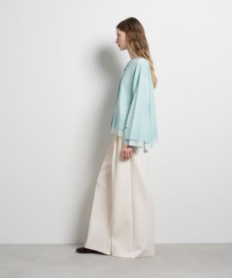 シャツトリムニットコンビカーディガン | LANVIN en Bleu (Women