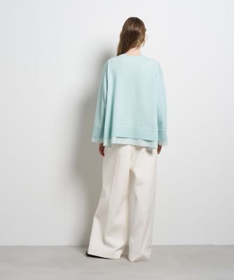 シャツトリムニットコンビカーディガン | LANVIN en Bleu (Women