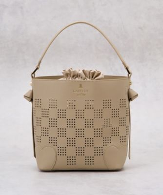 ＜LANVIN en Bleu (Women)＞ペルフォレ　バケットバッグ