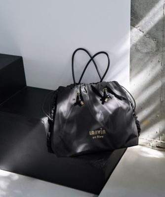 サイドフリルドロストトートバッグ大 | LANVIN en Bleu (Women
