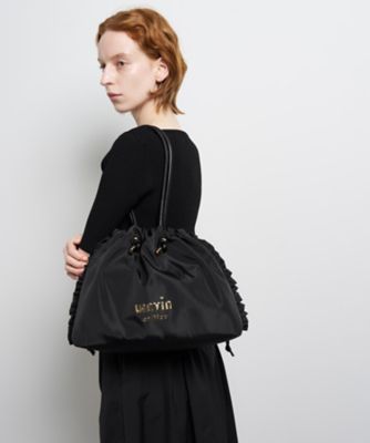 サイドフリルドロストトートバッグ小 | LANVIN en Bleu (Women