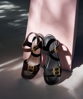 レザーベルトサンダル | LANVIN en Bleu (Women)/ランバン オン ブルー