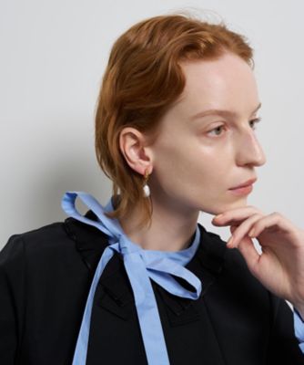 淡水バロックパールピアス | LANVIN en Bleu (Women)/ランバン オン