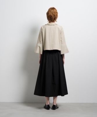 グログランノーカラージャケット | LANVIN en Bleu (Women)/ランバン