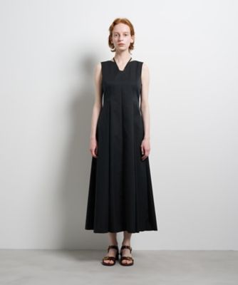 撥水タフタノースリーブワンピース | LANVIN en Bleu (Women