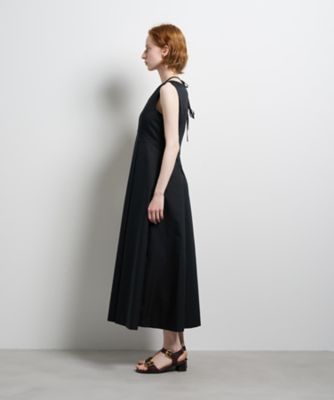 撥水タフタノースリーブワンピース | LANVIN en Bleu (Women