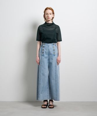 Lee×LANVIN en Bleuデニムマリンパンツ | LANVIN en