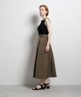 タフタタックフレアスカート | LANVIN en Bleu (Women)/ランバン オン