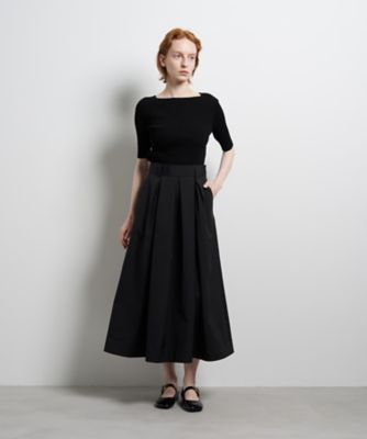 タフタタックフレアスカート | LANVIN en Bleu (Women)/ランバン オン