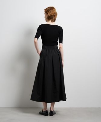 タフタタックフレアスカート | LANVIN en Bleu (Women)/ランバン オン