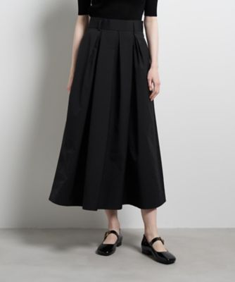 タフタタックフレアスカート | LANVIN en Bleu (Women)/ランバン オン