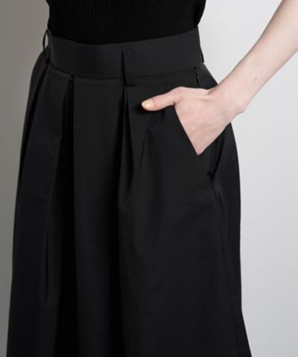 タフタタックフレアスカート | LANVIN en Bleu (Women)/ランバン オン