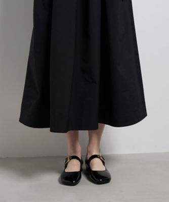 タフタタックフレアスカート | LANVIN en Bleu (Women)/ランバン オン