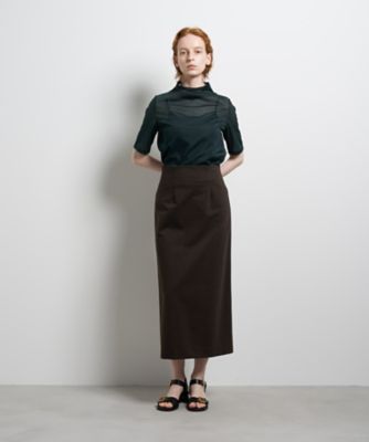 ストレッチポンチタイトスカート | LANVIN en Bleu (Women)/ランバン