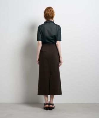 ストレッチポンチタイトスカート | LANVIN en Bleu (Women)/ランバン