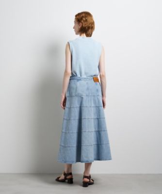 Lee×LANVIN en Bleuデニムフレアスカート | LANVIN en
