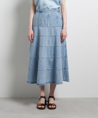 Lee×LANVIN en Bleuデニムフレアスカート | LANVIN en