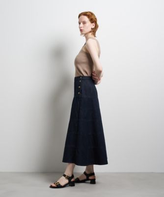 Lee×LANVIN en Bleuデニムフレアスカート | LANVIN en