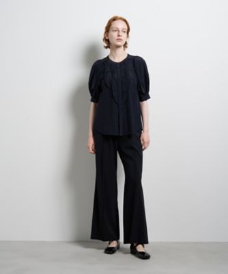 トリアセローンパフスリーブブラウス | LANVIN en Bleu (Women