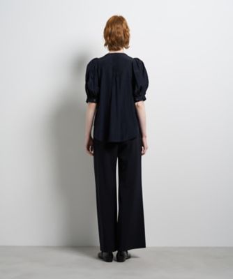 トリアセローンパフスリーブブラウス | LANVIN en Bleu (Women