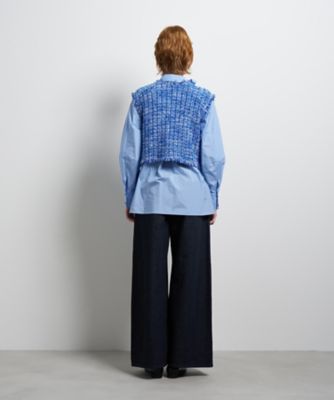 ニットツイードベスト | LANVIN en Bleu (Women)/ランバン オン ブルー
